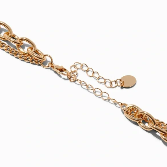 NWOT CONCH SHELL GOLD-TONE MULTI-STRAND NECKLACE - Picture 3 of 3